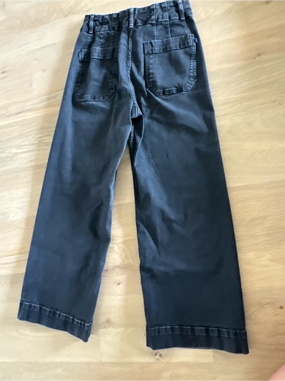 Pilcro The Skipper cropped Jeans Wide
Leg Washed Black size 30 - Picture 11 of 12